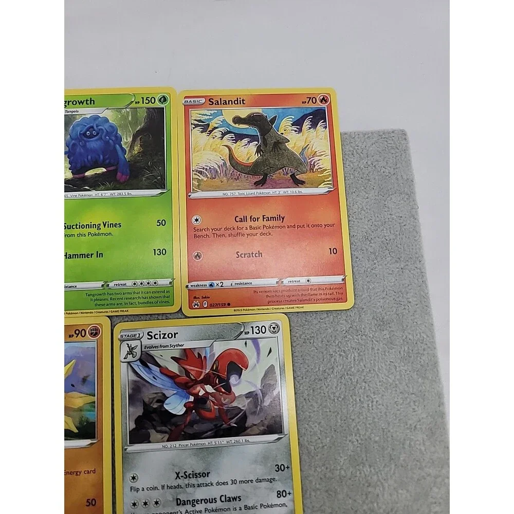Lot Of 5 Pokemon Cards